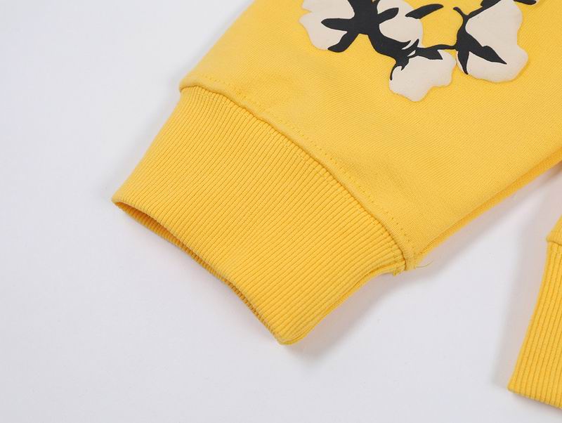 EM Sneakers Denim Tears x CPFM Cactus Tears Allover Print Hoodie Yellow