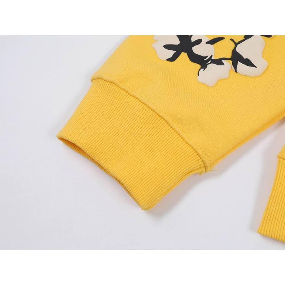 EM Sneakers Denim Tears x CPFM Cactus Tears Allover Print Hoodie Yellow