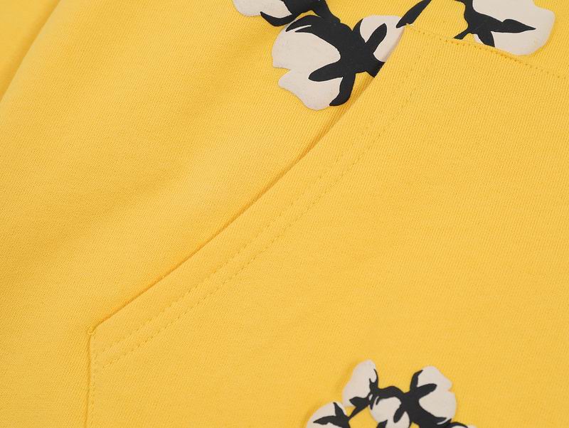 EM Sneakers Denim Tears x CPFM Cactus Tears Allover Print Hoodie Yellow