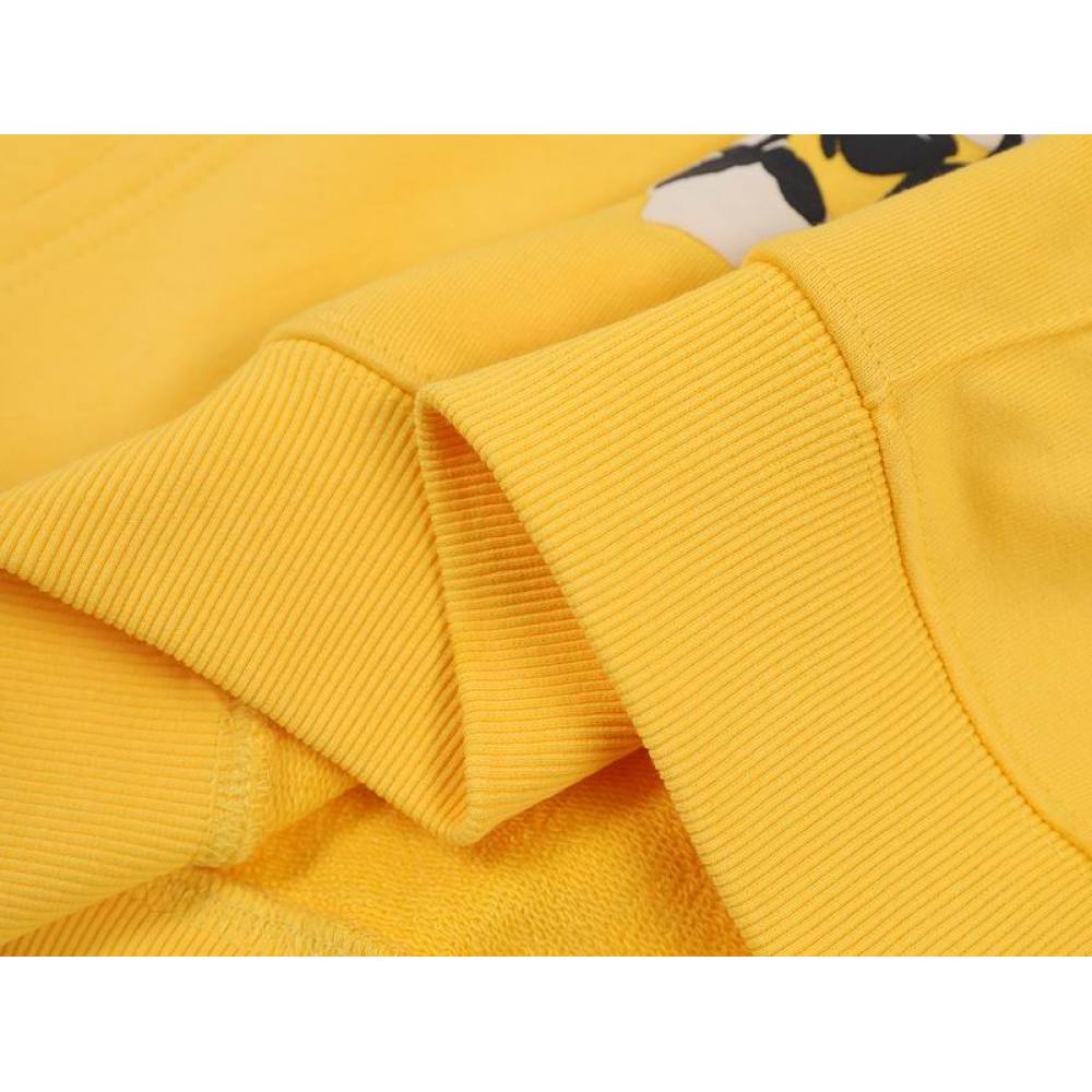 EM Sneakers Denim Tears x CPFM Cactus Tears Allover Print Hoodie Yellow