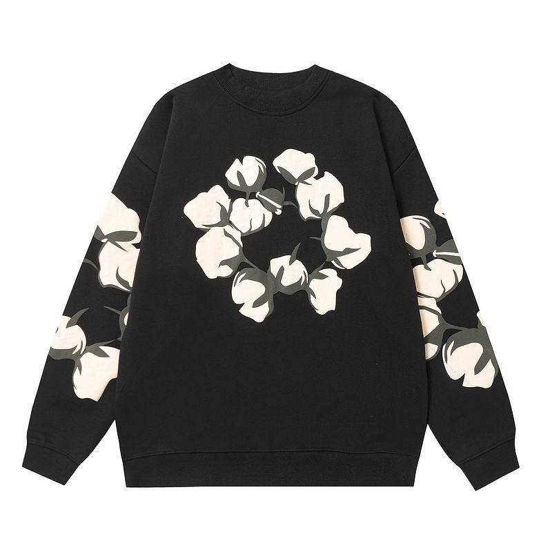EM Sneakers Denim Tears x CPFM Cactus Tears Crewneck Sweatshirt & Sweatpant Sets Black