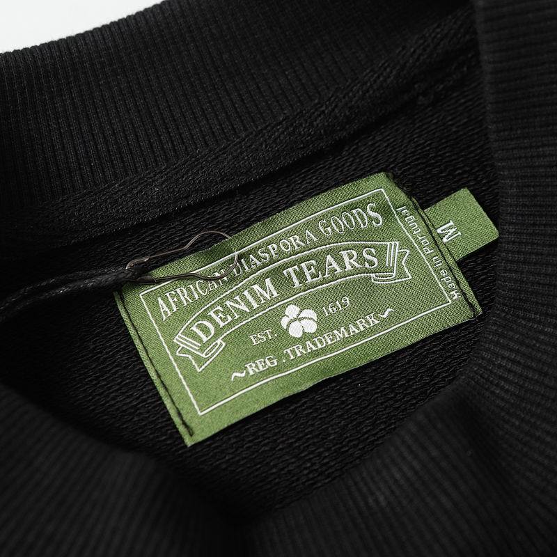 EM Sneakers Denim Tears x CPFM Cactus Tears Crewneck Sweatshirt & Sweatpant Sets Black