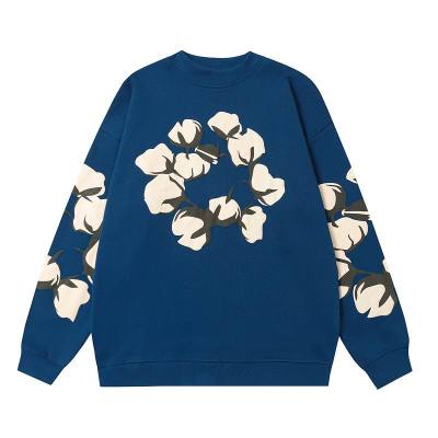 EM Sneakers Denim Tears x CPFM Cactus Tears Crewneck Sweatshirt & Sweatpant Sets Dark Blue 02