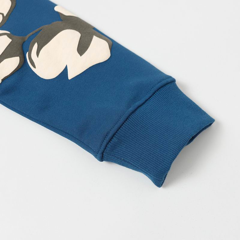 EM Sneakers Denim Tears x CPFM Cactus Tears Crewneck Sweatshirt & Sweatpant Sets Dark Blue