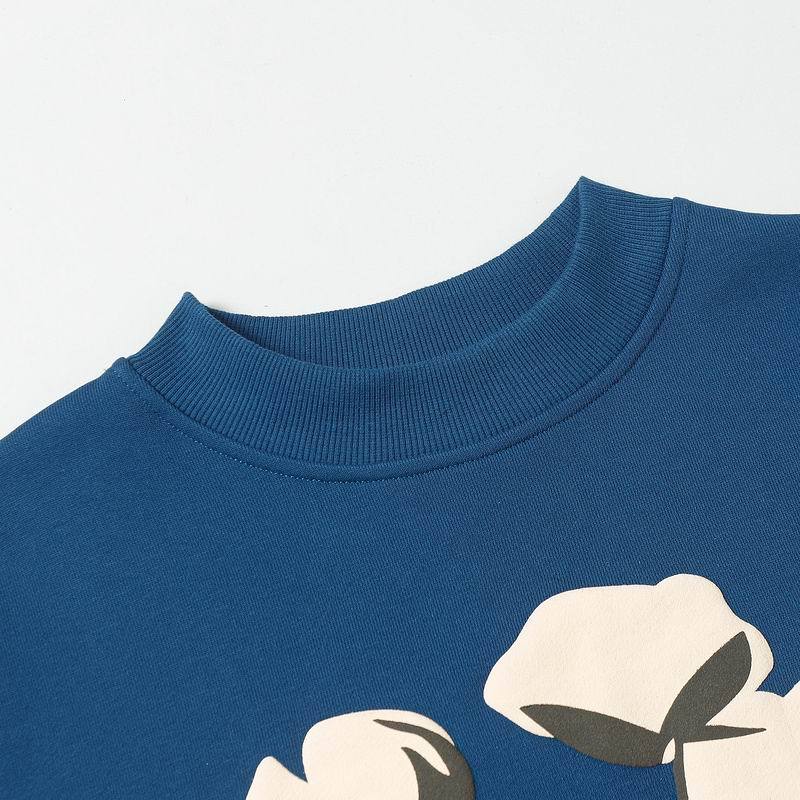 EM Sneakers Denim Tears x CPFM Cactus Tears Crewneck Sweatshirt & Sweatpant Sets Dark Blue