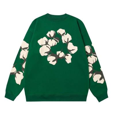 EM Sneakers Denim Tears x CPFM Cactus Tears Crewneck Sweatshirt & Sweatpant Sets Green 02