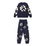 EM Sneakers Denim Tears x CPFM Cactus Tears Crewneck Sweatshirt & Sweatpant Sets Navy