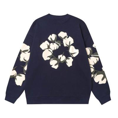 EM Sneakers Denim Tears x CPFM Cactus Tears Crewneck Sweatshirt & Sweatpant Sets Navy 02