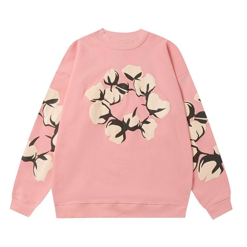 EM Sneakers Denim Tears x CPFM Cactus Tears Crewneck Sweatshirt & Sweatpant Sets Pink