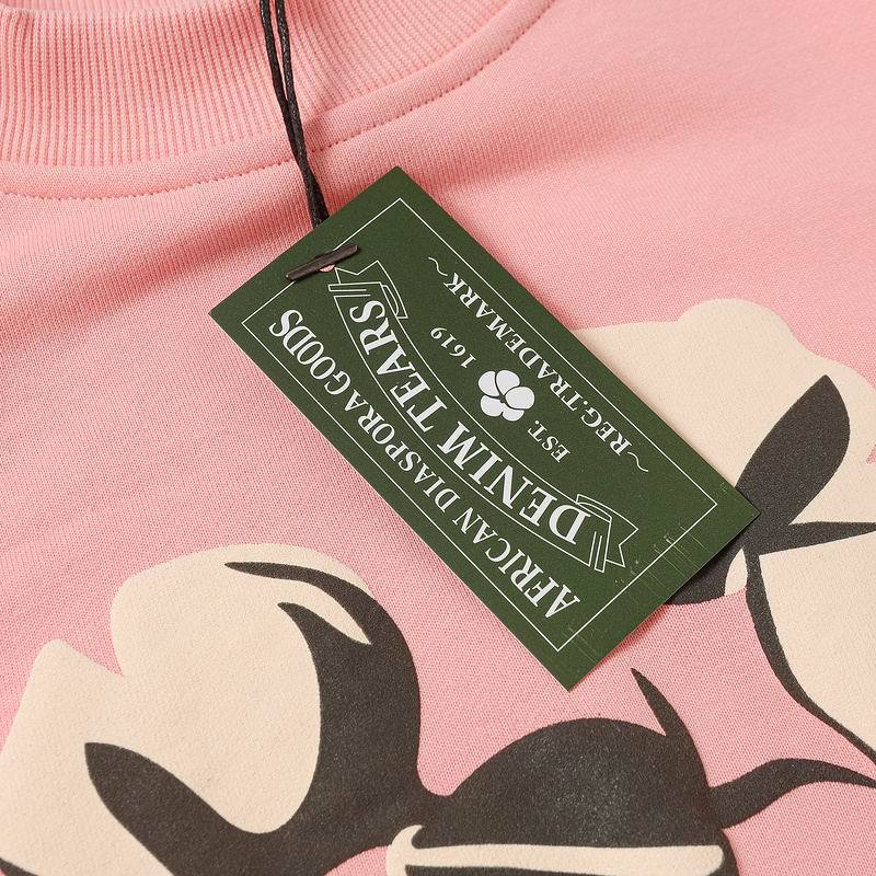 EM Sneakers Denim Tears x CPFM Cactus Tears Crewneck Sweatshirt & Sweatpant Sets Pink