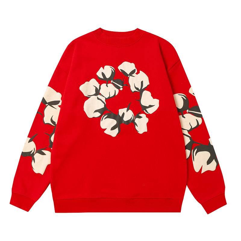 EM Sneakers Denim Tears x CPFM Cactus Tears Crewneck Sweatshirt & Sweatpant Sets Red