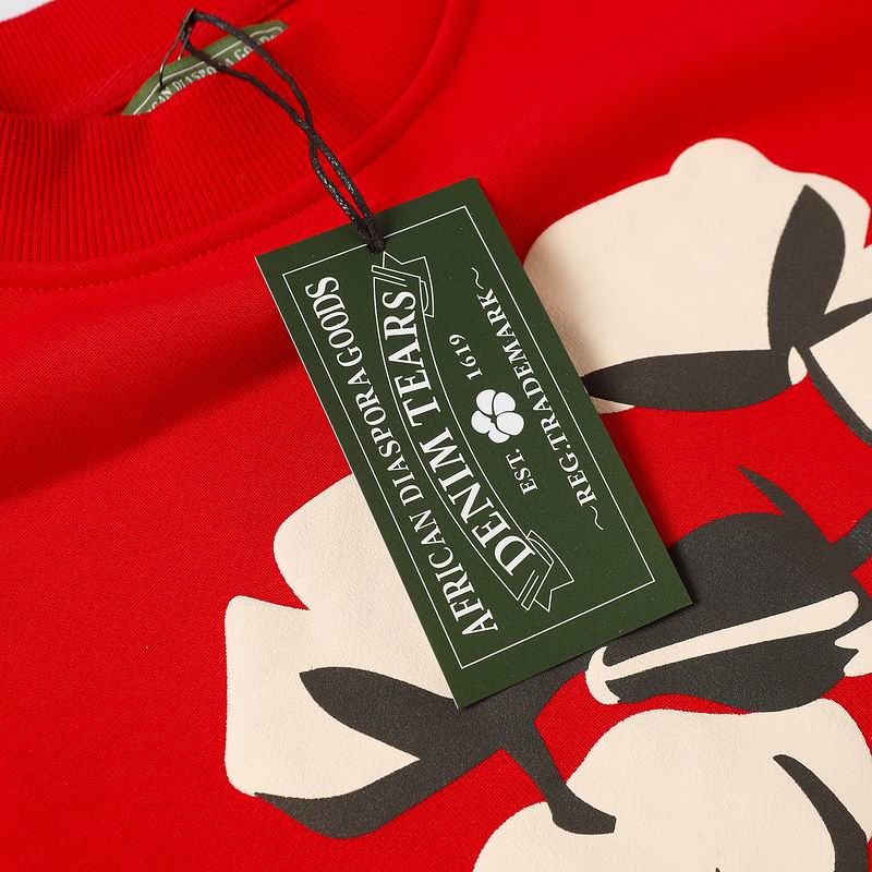 EM Sneakers Denim Tears x CPFM Cactus Tears Crewneck Sweatshirt & Sweatpant Sets Red