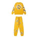 EM Sneakers Denim Tears x CPFM Cactus Tears Crewneck Sweatshirt & Sweatpant Sets Yellow