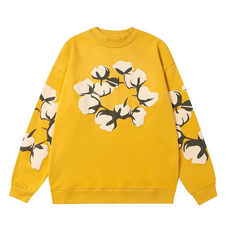 EM Sneakers Denim Tears x CPFM Cactus Tears Crewneck Sweatshirt & Sweatpant Sets Yellow