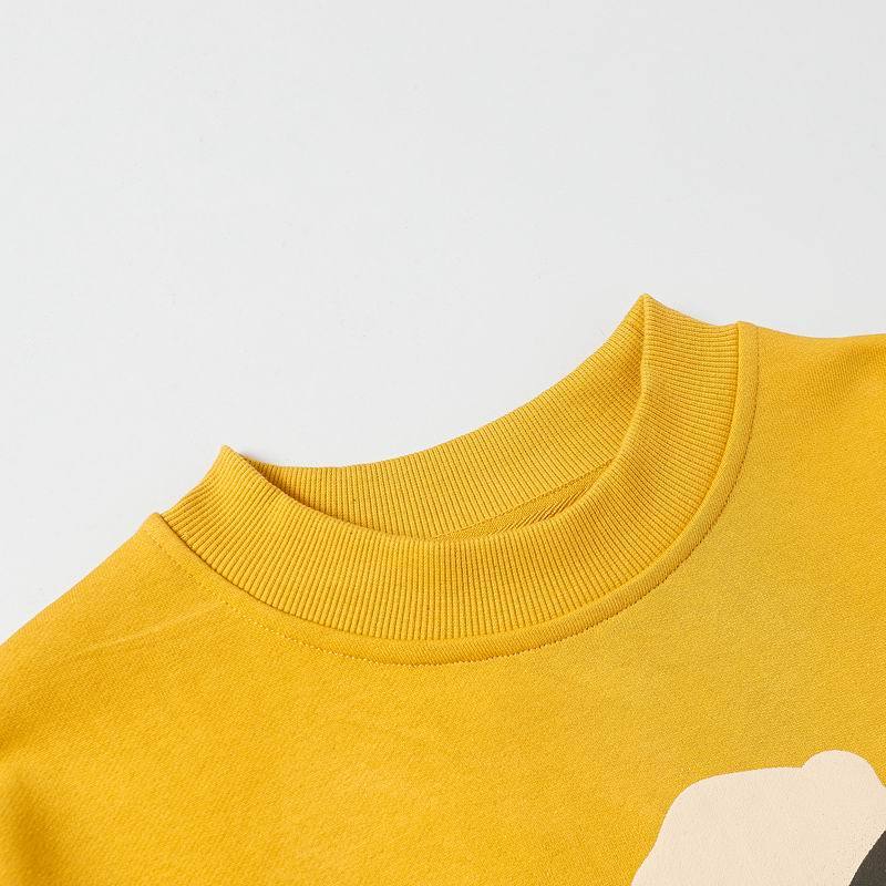 EM Sneakers Denim Tears x CPFM Cactus Tears Crewneck Sweatshirt & Sweatpant Sets Yellow