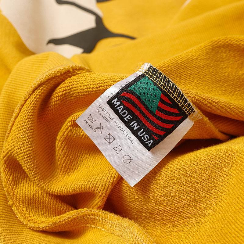 EM Sneakers Denim Tears x CPFM Cactus Tears Crewneck Sweatshirt & Sweatpant Sets Yellow