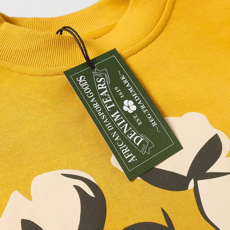 EM Sneakers Denim Tears x CPFM Cactus Tears Crewneck Sweatshirt & Sweatpant Sets Yellow