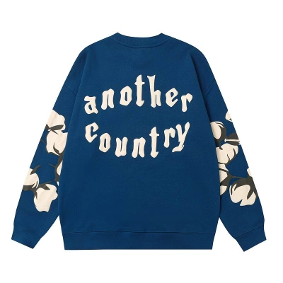 EM Sneakers Denim Tears x CPFM Cactus Tears Crewneck Sweatshirt Dark Blue 02