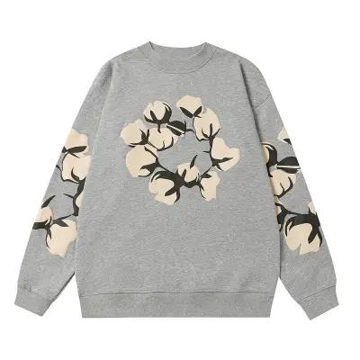 EM Sneakers Denim Tears x CPFM Cactus Tears Crewneck Sweatshirt Gray 01