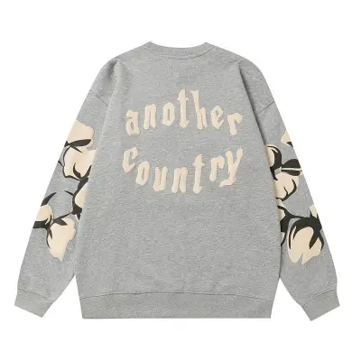 EM Sneakers Denim Tears x CPFM Cactus Tears Crewneck Sweatshirt Gray 02