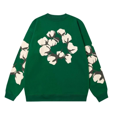 EM Sneakers Denim Tears x CPFM Cactus Tears Crewneck Sweatshirt Green 01