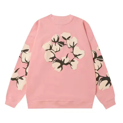 EM Sneakers Denim Tears x CPFM Cactus Tears Crewneck Sweatshirt Pink 01