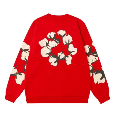 EM Sneakers Denim Tears x CPFM Cactus Tears Crewneck Sweatshirt Red 01