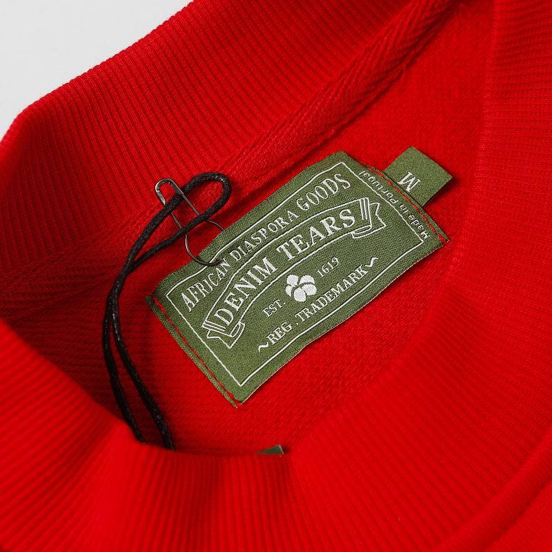 EM Sneakers Denim Tears x CPFM Cactus Tears Crewneck Sweatshirt Red