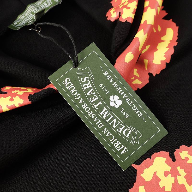 EM Sneakers Denim Tears x Offset Wreath Hoodie Black