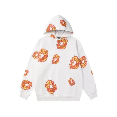 EM Sneakers Denim Tears x Offset Wreath Hoodie White 01