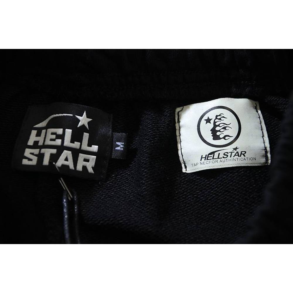 EM Sneakers Airbrushed Skull Flare Sweatpants Black Multi
