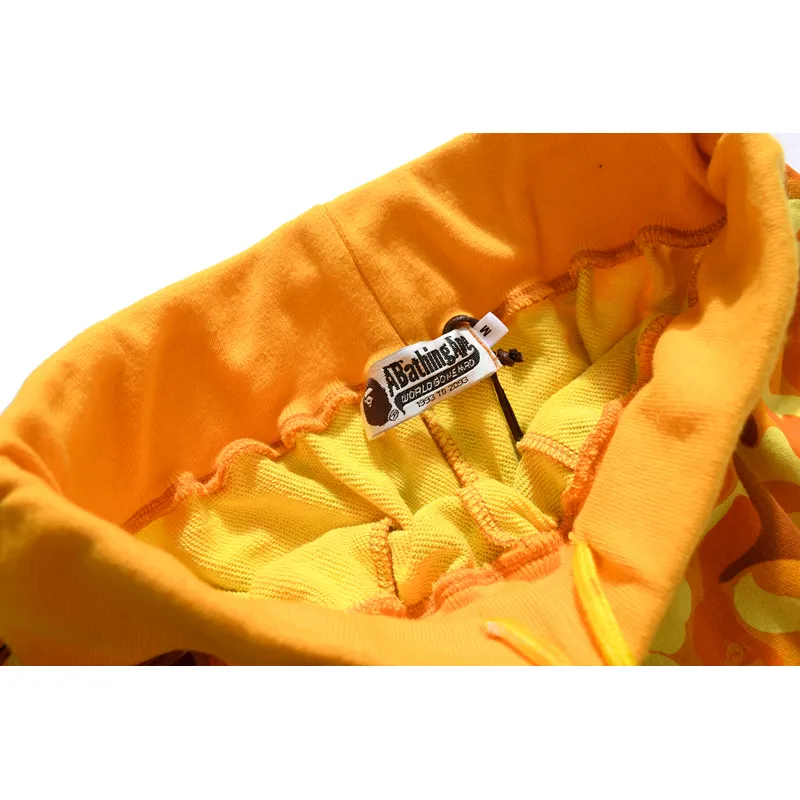 EM Sneakers Bape x PUBG Joint Model Player Unknown's Battlegrounds Sweatpant Yellow