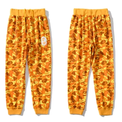 EM Sneakers Bape x PUBG Joint Model Player Unknown's Battlegrounds Sweatpant Yellow 01