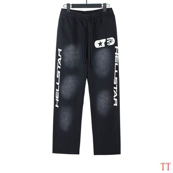 EM Sneakers Hellstar Logo Print Sweatpant Black / Gray