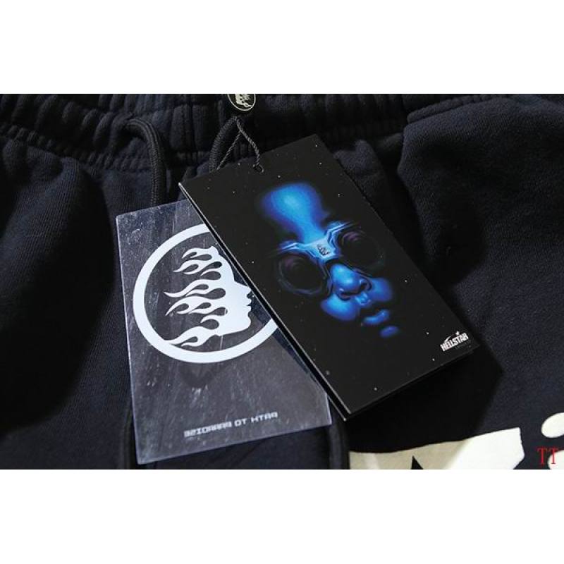 EM Sneakers Hellstar Logo Print Sweatpant Black / Gray