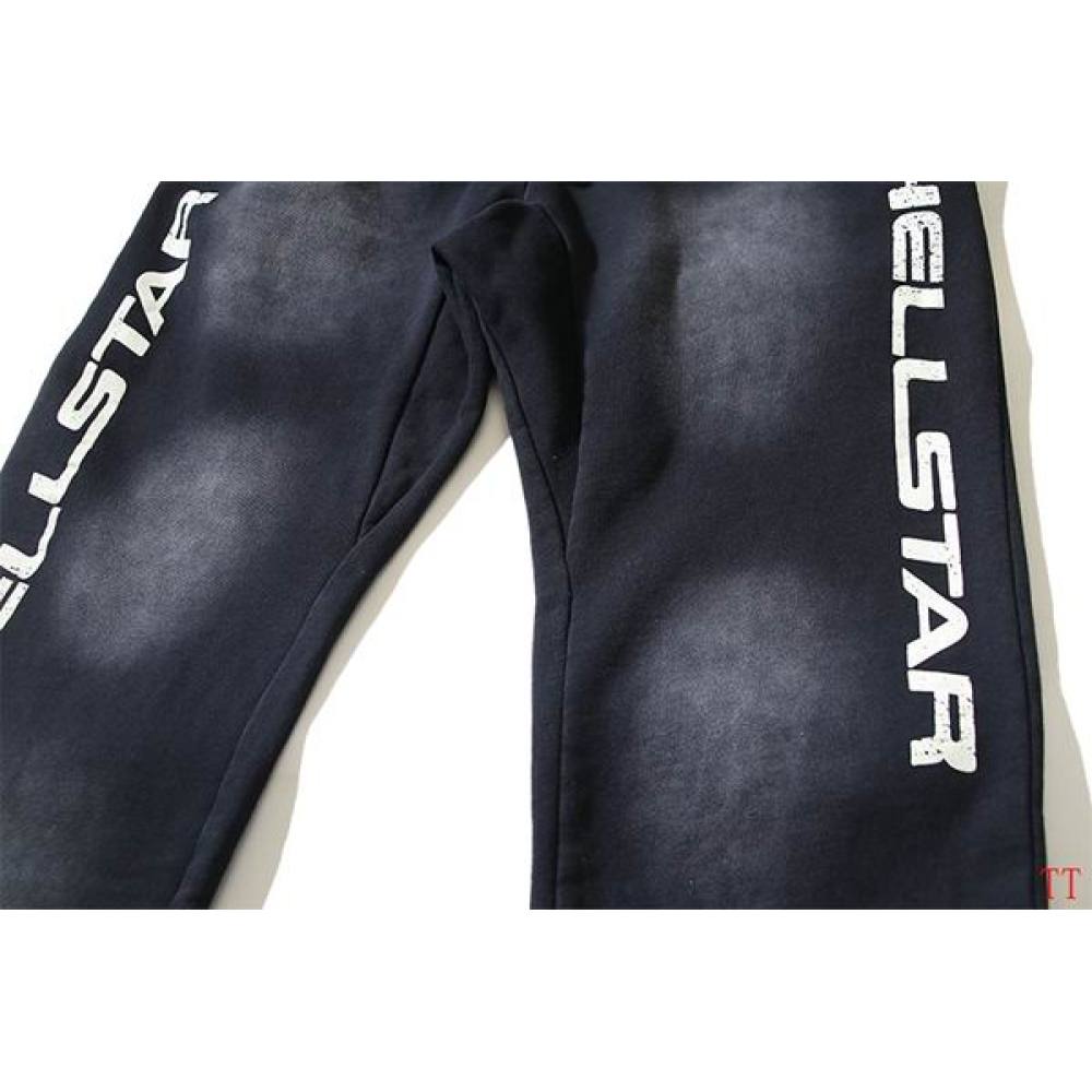 EM Sneakers Hellstar Logo Print Sweatpant Black / Gray