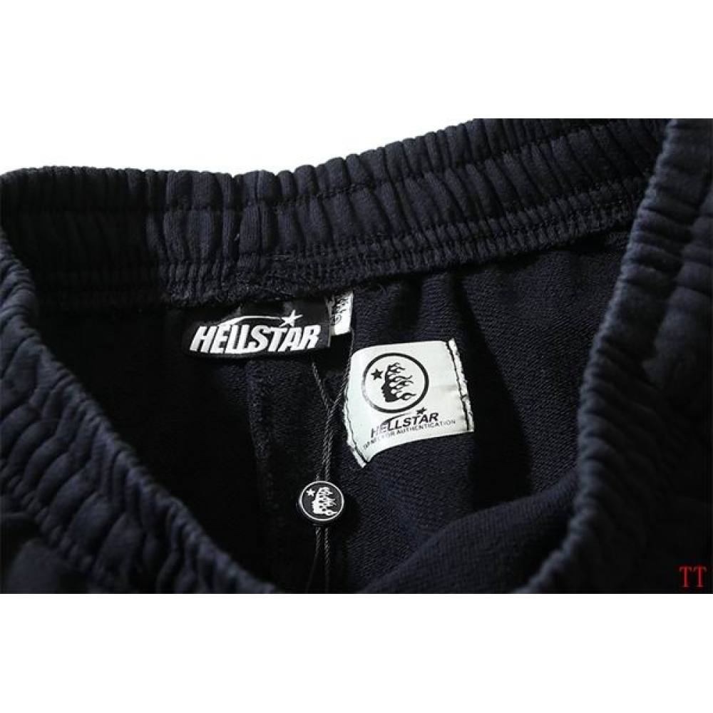 EM Sneakers Hellstar Logo Print Sweatpant Black / Gray
