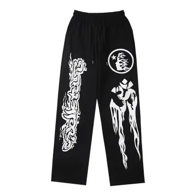 EM Sneakers Hellstar Yoga Flare Sweatpant Blue /Black 02