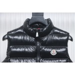 EM Sneakers Moncler Women's Ghany Mock Neck Down Vest Black