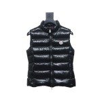 EM Sneakers Moncler Women's Ghany Mock Neck Down Vest Black