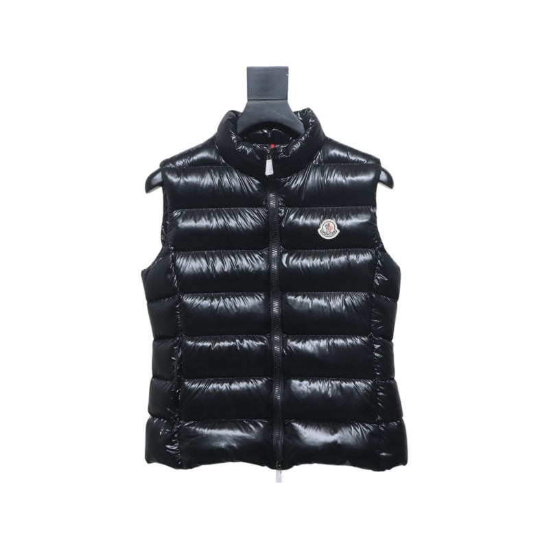 EM Sneakers Moncler Women's Ghany Mock Neck Down Vest Black