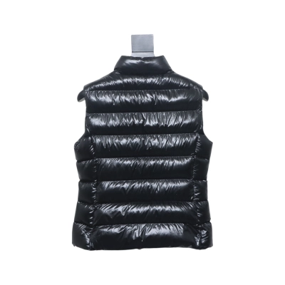EM Sneakers Moncler Women's Ghany Mock Neck Down Vest Black 02