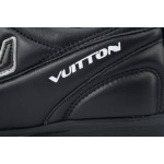 EM Sneakers Louis Vuitton LV Footprint Soccer Sneaker Black