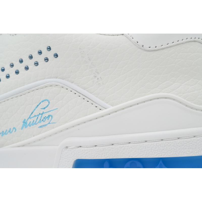 EM Sneakers Louis Vuitton LV Trainer Sea Blue Rivet