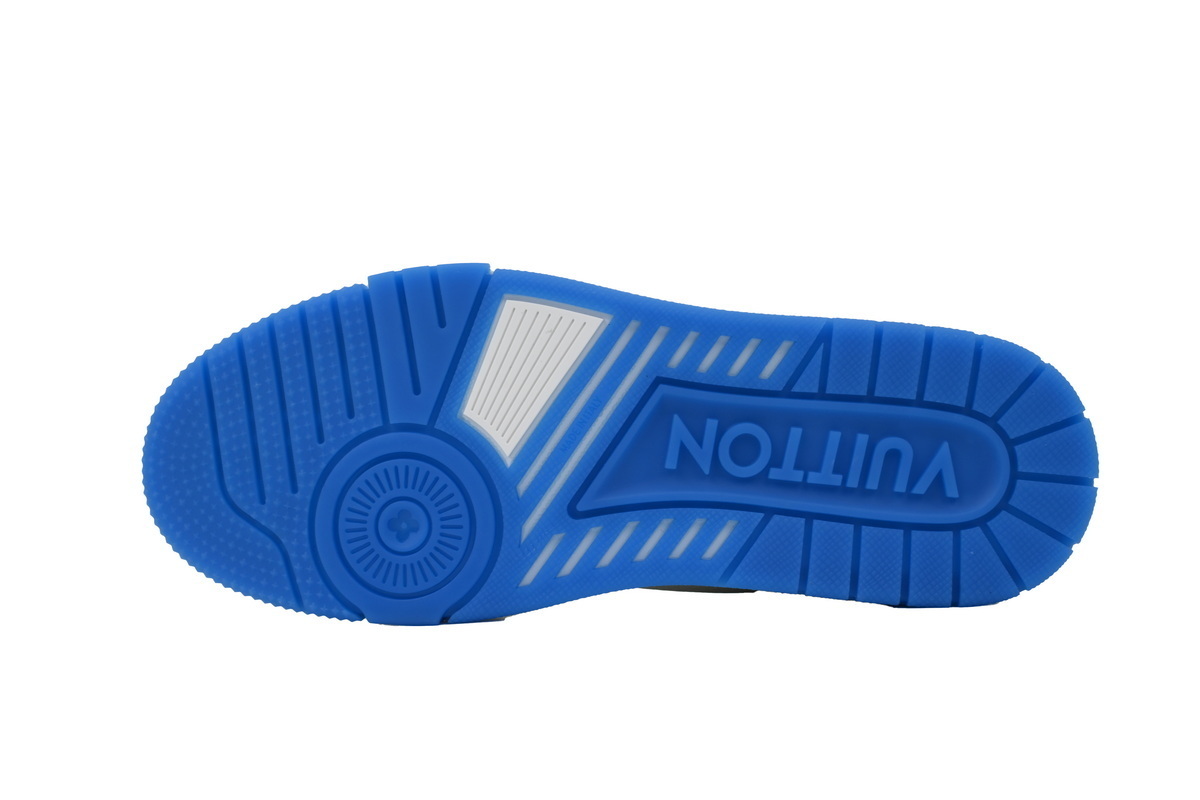 EM Sneakers Louis Vuitton LV Trainer Sea Blue Rivet