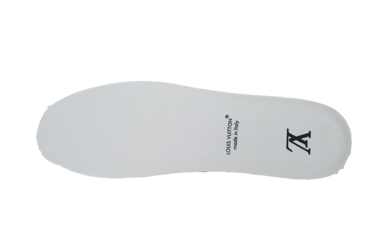 EM Sneakers Louis Vuitton LV Trainer White Green Rivets