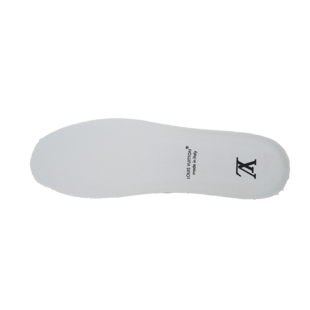EM Sneakers Louis Vuitton LV Trainer White Green Rivets