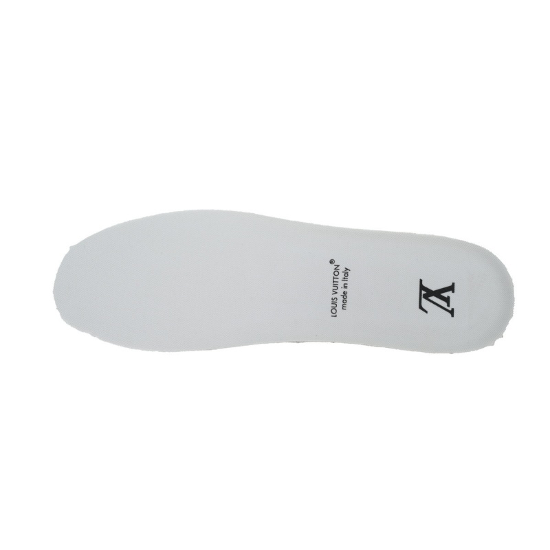 EM Sneakers Louis Vuitton LV Trainer White Green Rivets