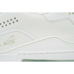 EM Sneakers Louis Vuitton LV Trainer White Green Rivets