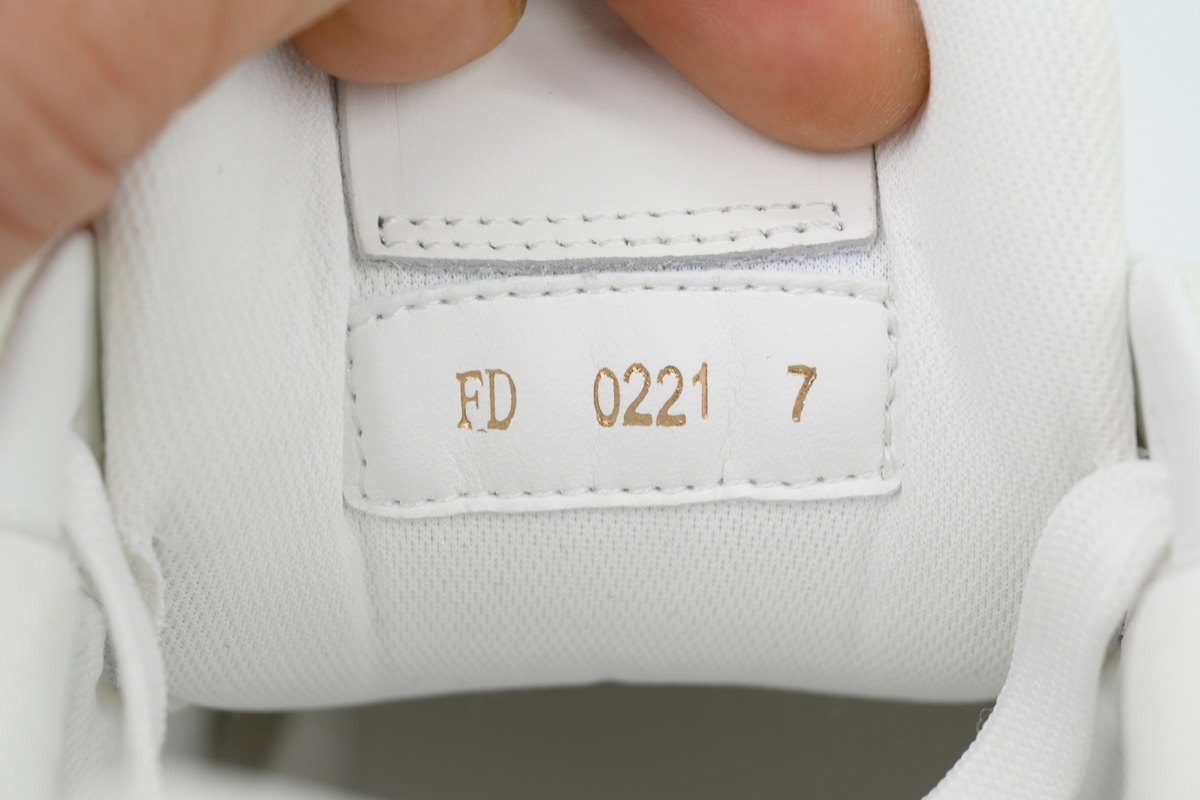 EM Sneakers Louis Vuitton LV Trainer White Orange Rivet